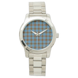 Classic Timeless Clan Anderson Pset Tartan Gift Horloge