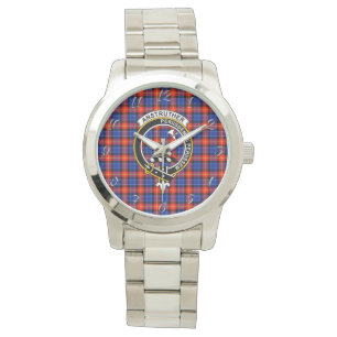 Classic Timeless Clan Anstruther Tartan Horloge
