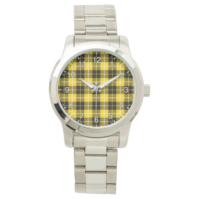 Classic Timeless Clan Barclay Tartan Pset Gift Horloge (Voorkant)