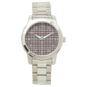 Classic Timeless Clan Borthwick Ancient Tartan Horloge