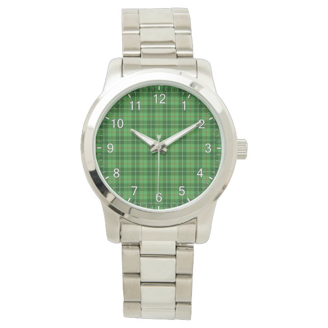 Classic Timeless Clan Boyle Tartan Pset Gift Horloge (Voorkant)