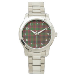 Classic Timeless Clan Buchan Tartan Pset Gift Horloge