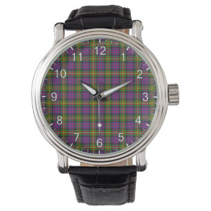 Classic Timeless Clan Carnegie Tartan Pset Gift W Horloge