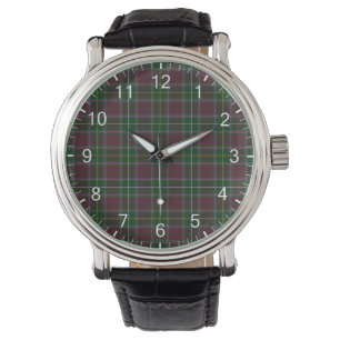 Classic Timeless Clan Carruthers Tartan Pset Gift Horloge