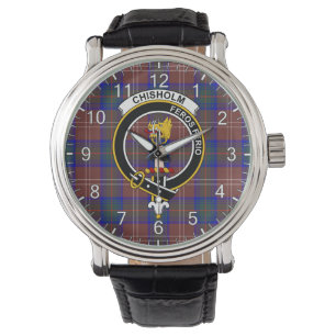 Classic Timeless Clan Chisholm Hunting Modern Tart Horloge
