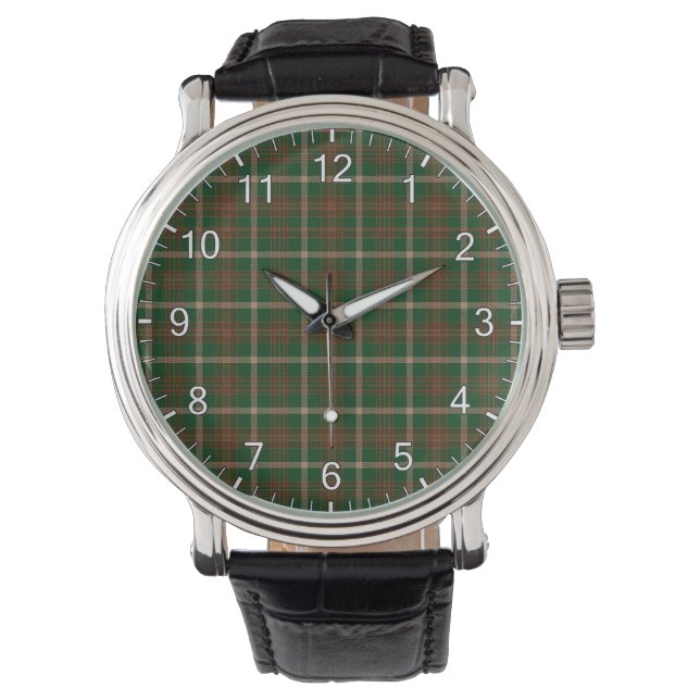 Classic Timeless Clan Copeland Tartan Pset Gift Horloge (Voorkant)