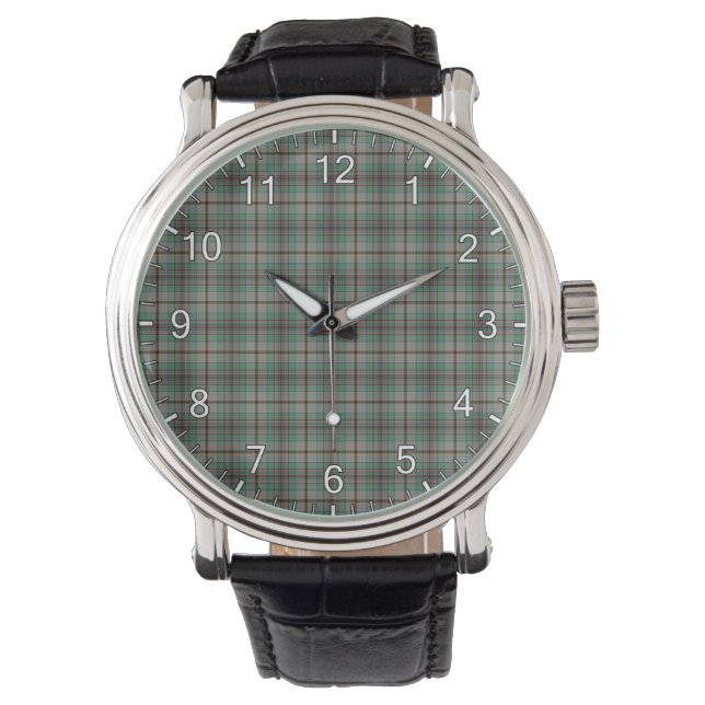 Classic Timeless Clan Craig Tartan Pset Gift Horloge (Voorkant)