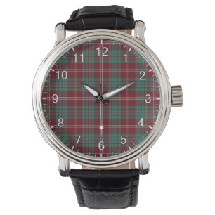 Classic Timeless Clan Crawford Tartan Gift Horloge