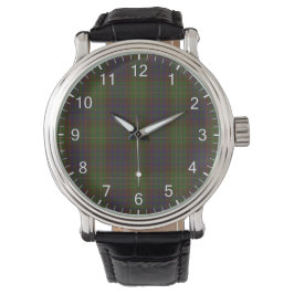 Classic Timeless Clan Cunningham Hunting Tartan Pl Horloge