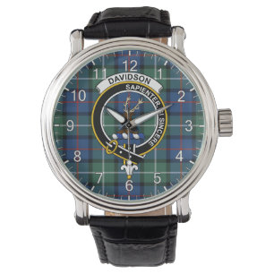Classic Timeless clan Davidson of Tulloch tartan B Horloge