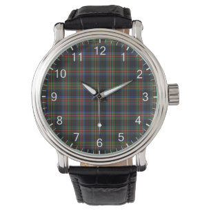 Classic Timeless clan Denniston Tartan Pset Gift Horloge