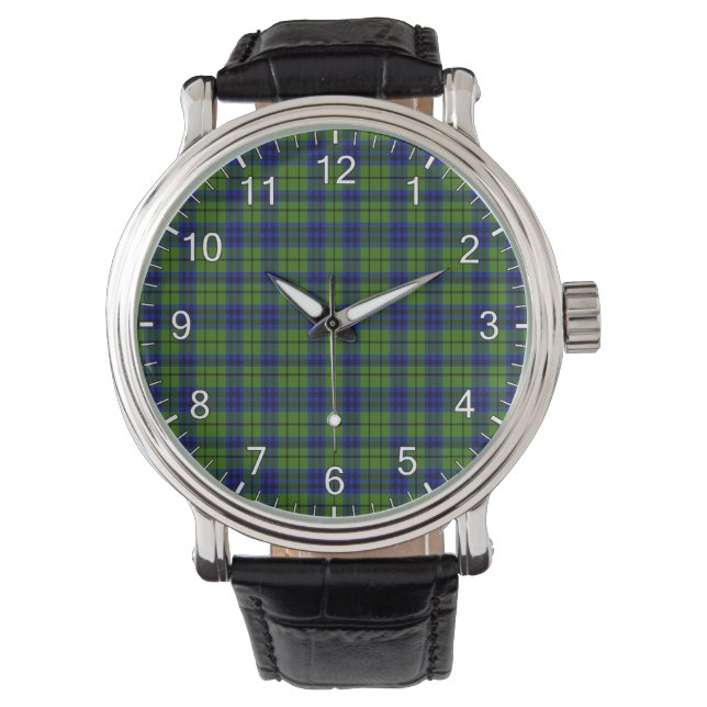 Classic Timeless Clan Dixon Tartan Pset Gift Horloge (Voorkant)
