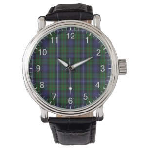 Classic Timeless Clan Donnachaidh Robertson Tartan Horloge