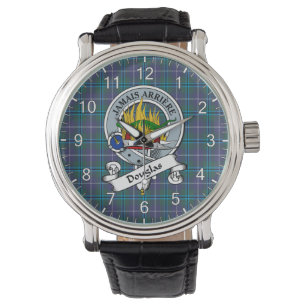 Classic Timeless Clan Douglas Badge Tartan Watch Horloge
