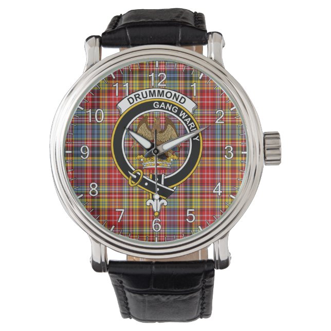Classic Timeless clan drummond van Strathallan Tar Horloge (Voorkant)