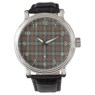 Classic Timeless Clan Ferguson Weathered Tartan Horloge