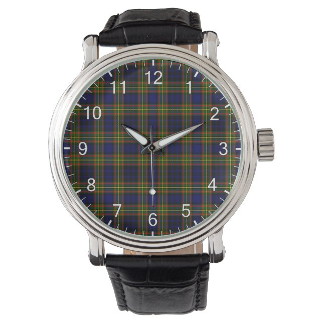 Classic Timeless clelland Tartan Pset Gift Horloge (Voorkant)