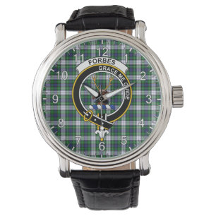 Classic Timeless cllan forbes dress Tartan Badge P Horloge