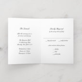 Classic Timeless Wedding Foil Invitation Folie Wenskaart (Binnenlaag)