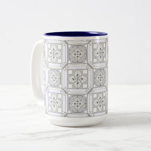 Classic Tin Ceiling Pattern Mok (Voorkant links)