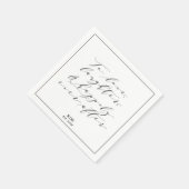 Classic to love Laughter Quote Weddenpaper Servet (Hoek)