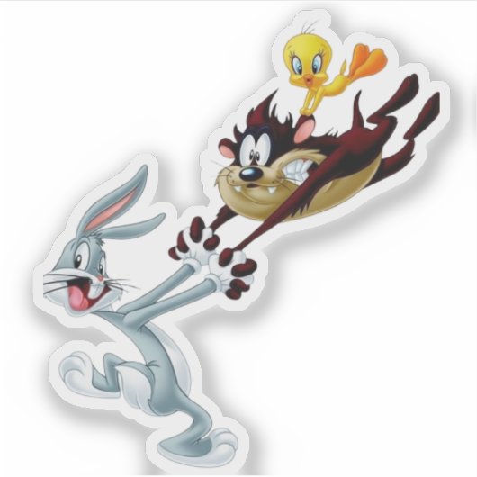 Classic Toon Chaos - Bugs Bunny, Daffy Duck Sticker (Voorkant)
