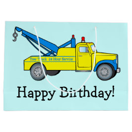 Classic Tow Truck Happy Birthday Groot Cadeauzakje