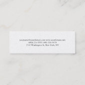 Classic Traditional Clean Visitekaartje (Achterkant)