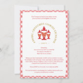 Classic Traditional Red Christmas Cookie Jar Kaart (Voorkant)