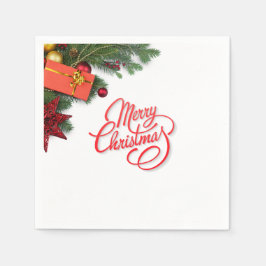 Classic Traditional Red & Green Elegant Servet