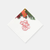 Classic Traditional Red & Green Elegant Servet (Hoek)