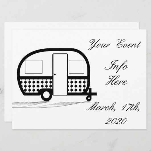 Classic Travel Caravan Thunder_Cove (Voorkant / Achterkant)