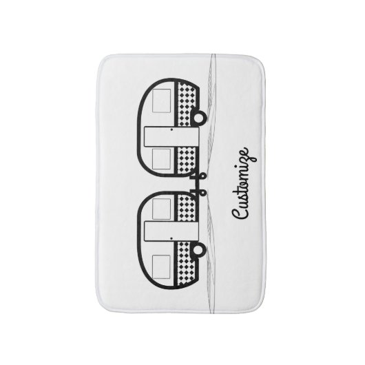 Classic Travel Caravan Thunder_Cove  Badmat (Voorkant Verticaal)