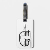 Classic Travel Caravan Thunder_Cove Bagagelabel (Achterkant verticaal)