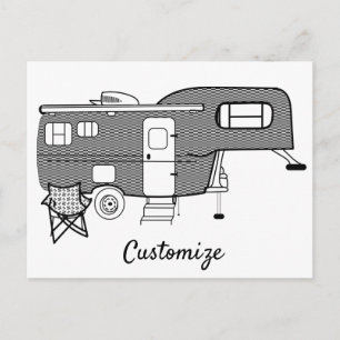 Classic Travel Caravan Thunder_Cove Briefkaart