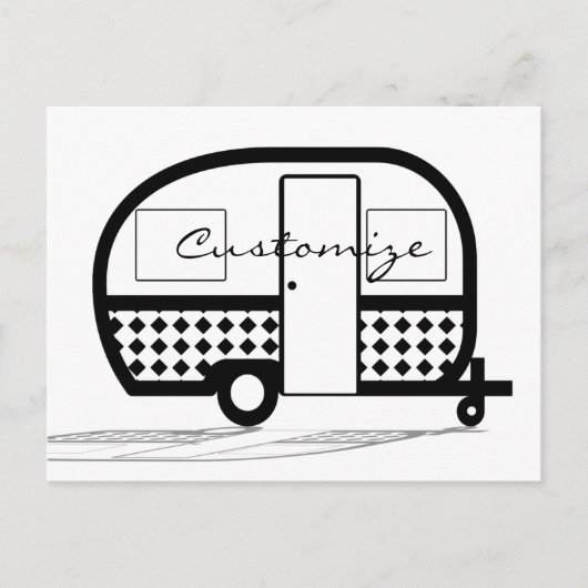 Classic Travel Caravan Thunder_Cove Briefkaart (Voorkant)
