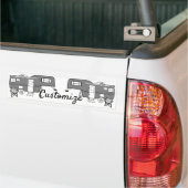 Classic Travel Caravan Thunder_Cove Bumpersticker (Op Truck)