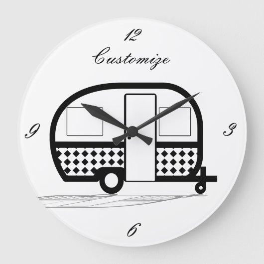 Classic Travel Caravan Thunder_Cove Grote Klok (Voorkant)