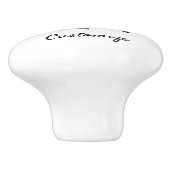 Classic Travel Caravan Thunder_Cove Keramische Knop (Zijkant)