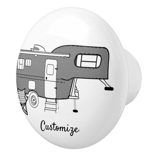 Classic Travel Caravan Thunder_Cove Keramische Knop (Rechts)