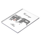 Classic Travel Caravan Thunder_Cove Notitieboek (Linkerzijde)