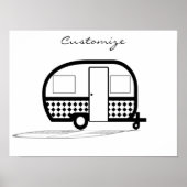 Classic Travel Caravan Thunder_Cove Poster (Voorkant)