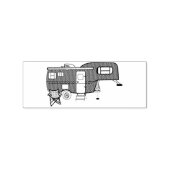 Classic Travel Caravan Thunder_Cove Rubberstempel (Gestempeld)
