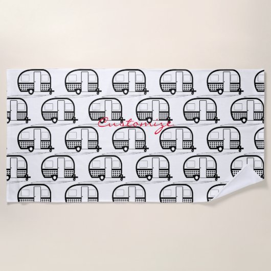 Classic Travel Caravan Thunder_Cove Strandlaken (Voorkant)