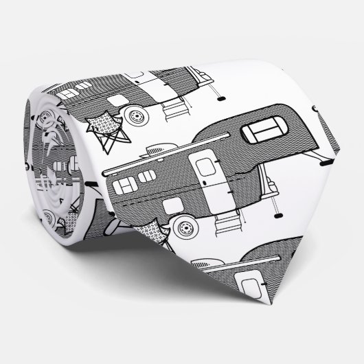 Classic Travel Caravan Thunder_Cove Stropdas (Opgerold)