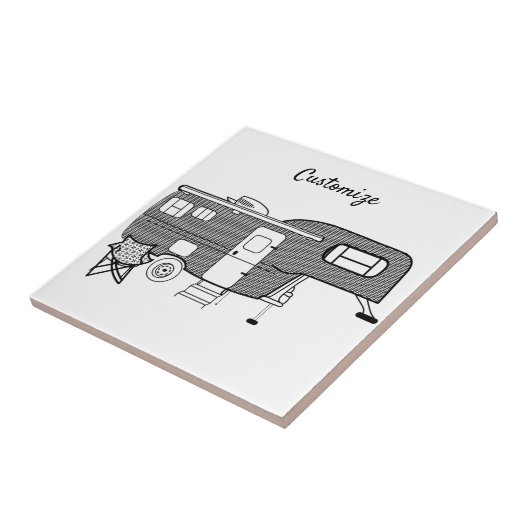 Classic Travel Caravan Thunder_Cove Tegeltje (Zijkant)