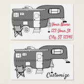 Classic Travel Caravan Thunder_Cove Visitekaartje (Voorkant /achterkant)