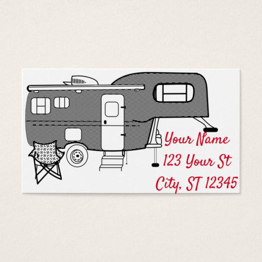 Classic Travel Caravan Thunder_Cove Visitekaartje (Voorkant)