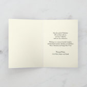 Classic Tree Merry Christmas Greeting Card Feestdagen Kaart (Binnen)