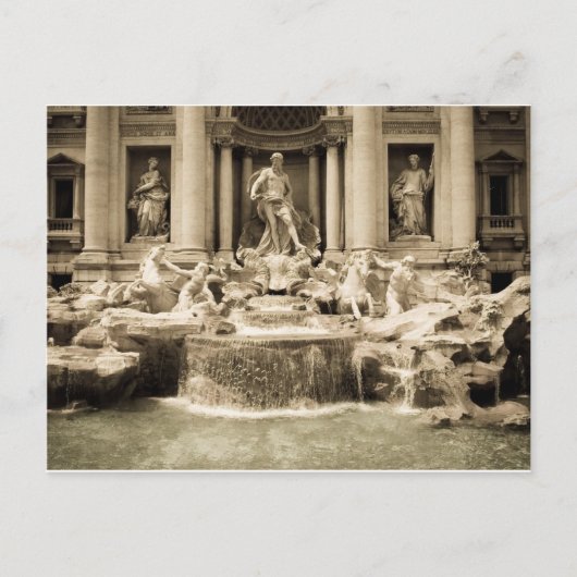 Classic Trevi Fountain, Rome Briefkaart (Voorkant)